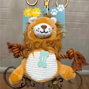 Plush Lion Dog Toy